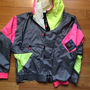 neon windbreaker